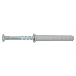 TASSELLO NYLON CON VITE A CHIODO PREMONTATA mm 8x120