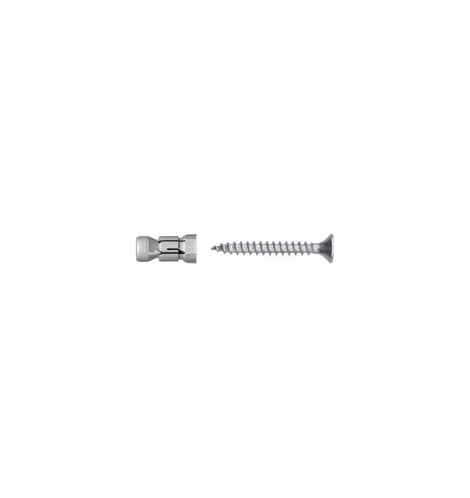 TASSELLO NYLON AD ESPANSIONE CONICA CON VITE 10 mm