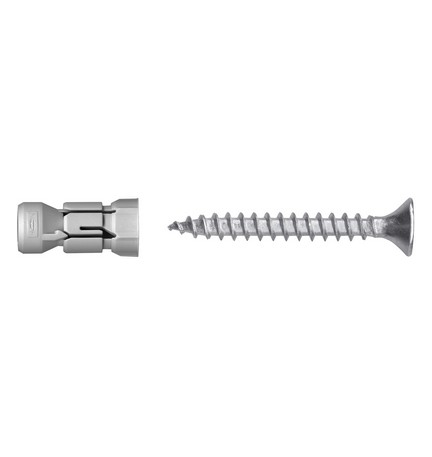TASSELLO NYLON AD ESPANSIONE CONICA CON VITE 10 mm