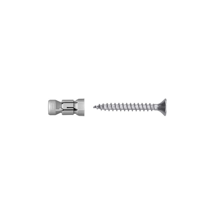 TASSELLO NYLON AD ESPANSIONE CONICA CON VITE 10 mm