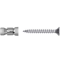 TASSELLO NYLON AD ESPANSIONE CONICA CON VITE 12 mm