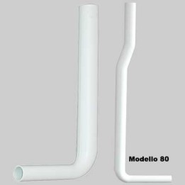 TUBO DI SCARICO PER CASSETTA A ZAINO - mm 800x250 Ø 50x32 eccentrico