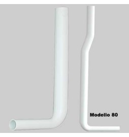 TUBO DI SCARICO PER CASSETTA A ZAINO - mm 1000x230 Ø 50x32