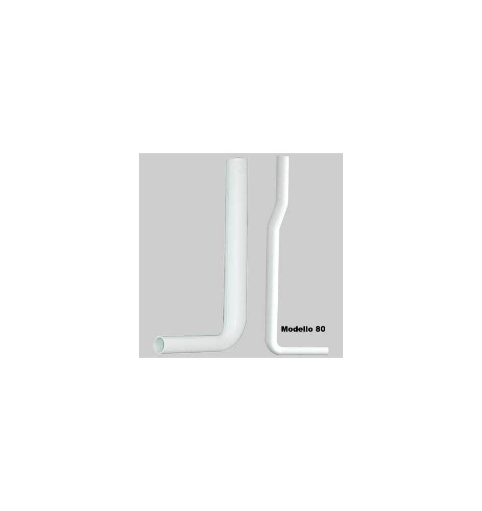 TUBO DI SCARICO PER CASSETTA A ZAINO - mm 1000x230 Ø 50x32