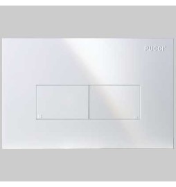 PLACCA DI COMANDO ECO LINEA DOPPIO TASTO - INOX