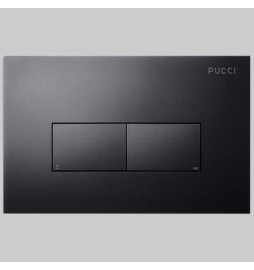 PLACCA DI COMANDO ECO LINEA ACRILICO DOPPIO TASTO - Nero Opaco