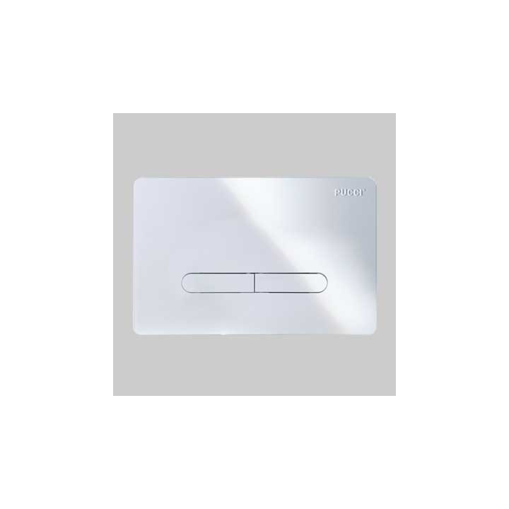 PLACCA DI COMANDO ECO TRATTO DOPPIO TASTO - SATINATA