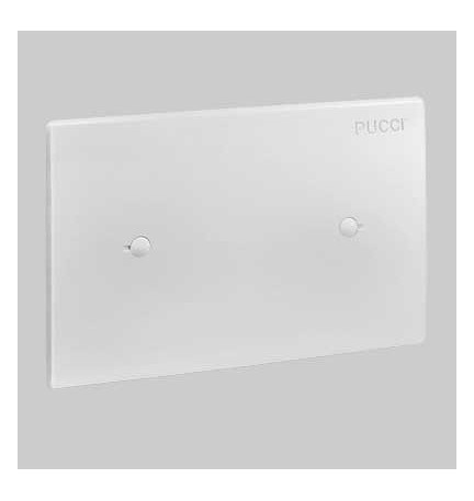 PLACCA DI COPERTURA PER SARA PNEU - Bianca