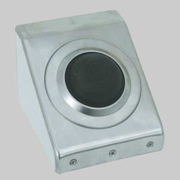 COMANDO PNEUMATICO A PEDALE ESTERNO A PAVIMENTO-PARETE INOX - PER CASS.SARA PNEU