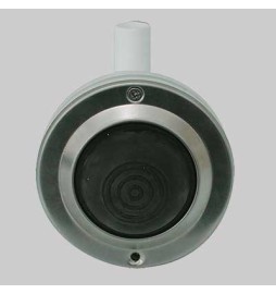 COMANDO PNEUMATICO A PEDALE INCASSO A PAVIMENTO-PARETE INOX - PER CASS.SARA PNEU