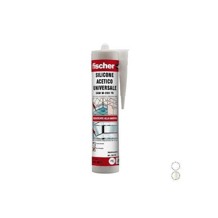 SILICONE MULTIUSO ACETICO UNIVERSALE SAM M Trasparente ml 280