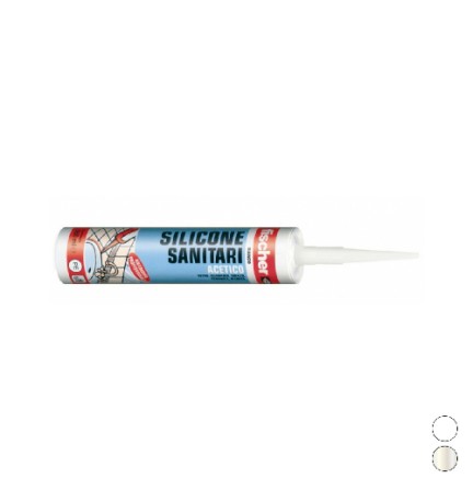 SILICONE SANITARIO ACETICO RESISTENTE ALLA MUFFA Bianco ml 280