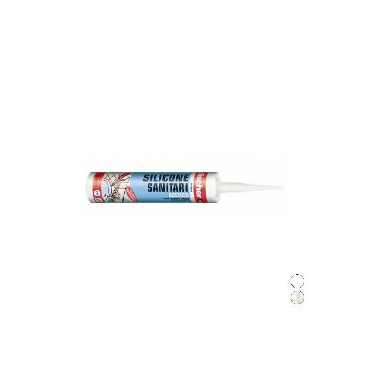 SILICONE SANITARIO ACETICO RESISTENTE ALLA MUFFA Bianco ml 280