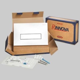 KIT SARA MONO TASTO TELAIO + PLACCA CM.28 - Sp.1,0 Cromata