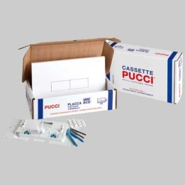 KIT ECO DOPPIO TASTO TELAIO + PLACCA CM.33 - Sp.1,2 Bianca