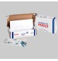 KIT ECO DOPPIO TASTO TELAIO + PLACCA CM.33 - Sp.1,2 Bianca