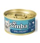 CIBO GATTO MONGE SIMBA 85 G TONNO E PESCE BIANCO