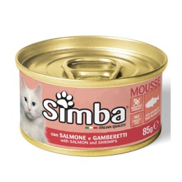 CIBO GATTO MONGE SIMBA 85 G SALMONE E GAMBERETTI
