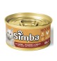CIBO GATTO MONGE SIMBA 85 G CUORI E FEGATINI POLLO