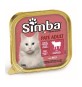 CIBO GATTO MONGE SIMBA 100 G PATE VSC MANZO