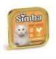 CIBO GATTO MONGE SIMBA 100 G PATE VSC POLLO