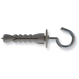TASSELLO NYLON PER CARTONGESSO CON OCCHIOLO APERTO Diam. 9 mm