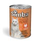 CIBO GATTO MONGE SIMBA 415 G BOCCONCINI TACC ROG