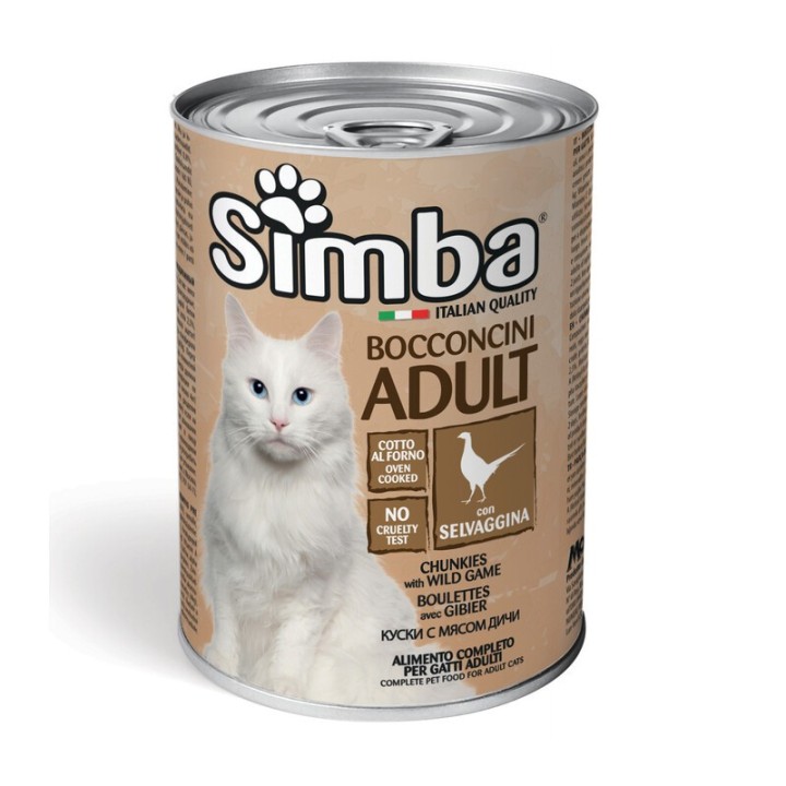 CIBO GATTO MONGE SIMBA 415 G BOCCONCINI SELVAGG