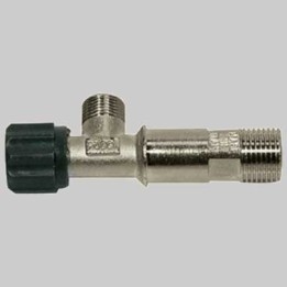 RUBINETTO OTTONE CON SUPPORTO PER CASSETTA SARA ECO - 1/2