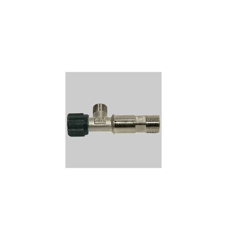 RUBINETTO OTTONE CON SUPPORTO PER CASSETTA SARA ECO - 1/2