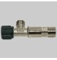 RUBINETTO OTTONE CON SUPPORTO PER CASSETTA SARA ECO - 1/2
