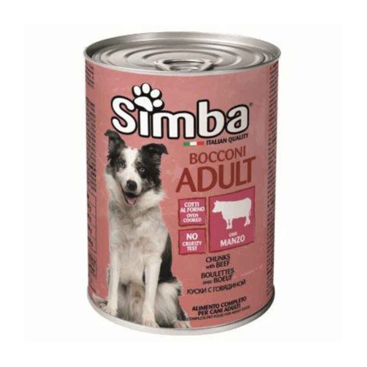 CIBO CANE MONGE SIMBA 415 G BOCCONC VITELLO