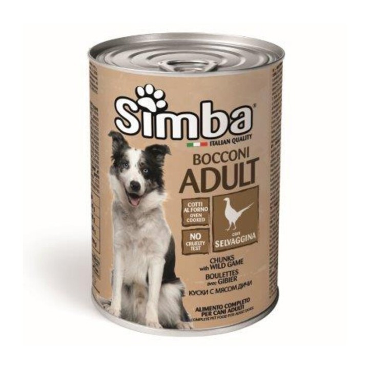 CIBO CANE MONGE SIMBA 415 G BOCCONC SELVAGG