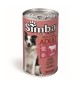 CIBO CANE MONGE SIMBA 1230 G BOCCONC VITELLO