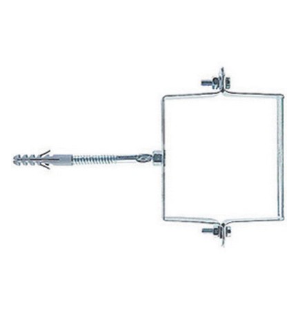 COLLARE FISCHER IN ACCIAIO ZINCATI QUADRI SCP Q 100 x 100