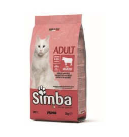 CIBO GATTO MONGE SIMBA 2 KG CROCCANTINI MANZO