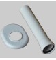 CANOTTO DI COLLEGAMENTO PUCCI CON ROSONE - Bianco cm 22 OR 143