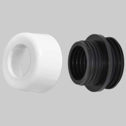 MORSETTO COMBINATO C/COPRIMORSETTO - Cromato Ø mm 48÷58