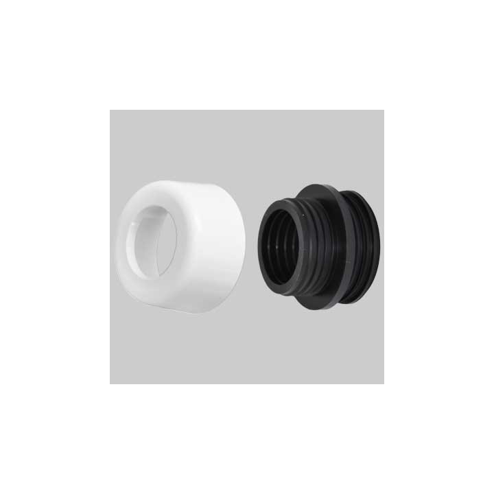 MORSETTO COMBINATO C/COPRIMORSETTO - Cromato Ø mm 48÷58