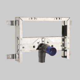 MODULO SIMPLEX INOX PER BIDET SOSPESI - CON CURVA