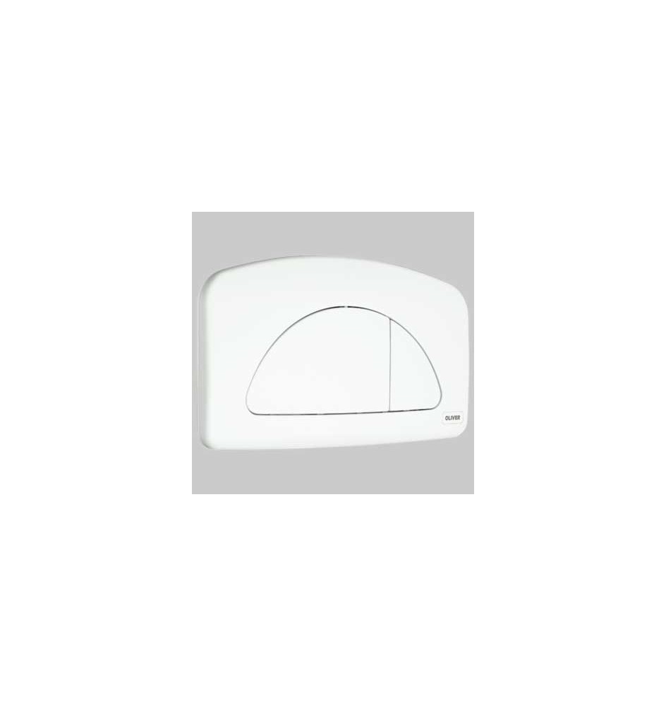 PLACCA DI COMANDO DIAMANTE 2 DOPPIO TASTO - CROMATA