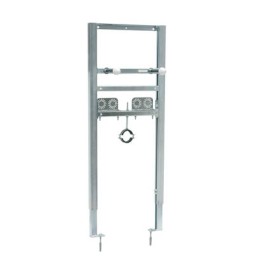 SISTEMA STAFFA PER LAVABO SOSPESO SU CARTONGESSO E MURATURA -