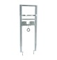SISTEMA STAFFA PER LAVABO SOSPESO SU CARTONGESSO E MURATURA -