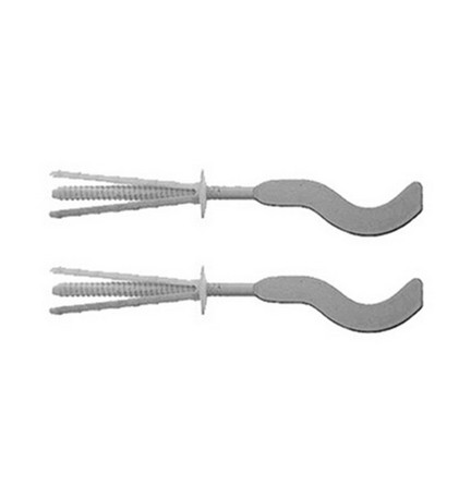 2 PZ MENSOLE PER RADIATORI IN ALLUM. TF 10 FISCHER 70 Bianca