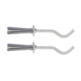 2 PZ MENSOLE PER RADIATORI IN GHISA TF 7 FISCHER 100 Bianca