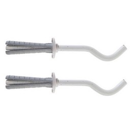 2 PZ MENSOLE PER RADIATORI IN ALLUM. TF 8 FISCHER 70