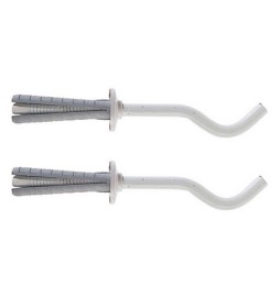 2 PZ MENSOLE PER RADIATORI IN ALLUM. TF 8 FISCHER 70