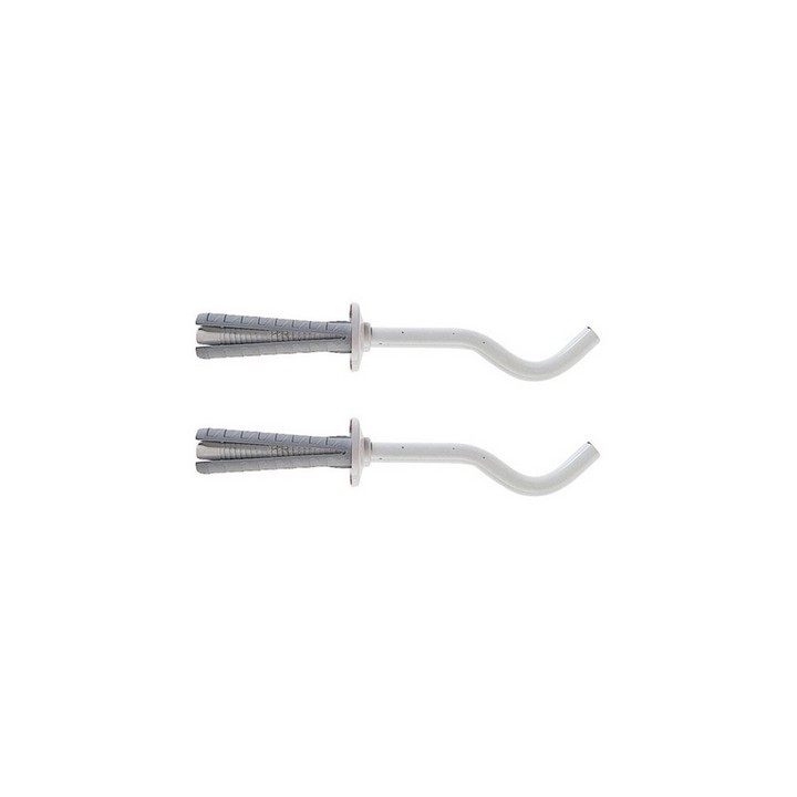 2 PZ MENSOLE PER RADIATORI IN ALLUM. TF 8 FISCHER 70