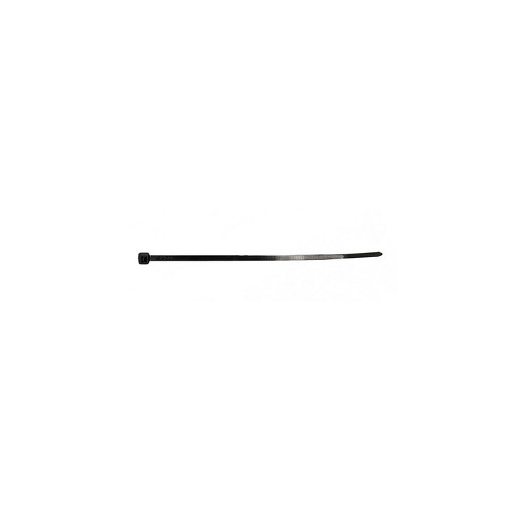 100 PZ FASCETTE PER CABLAGGIO IN NYLON NERE 2.5 x 200 mm