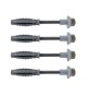 4 PZ ELEMENTI DI FISSAGGIO INOX FISCHER PER W.C. E BIDET WB2 Diam. punta 8 mm